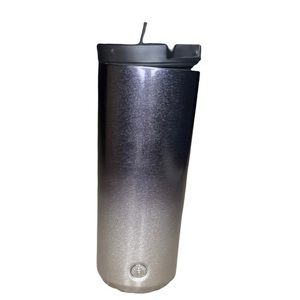 Starbucks Black Gradient Glitter Vacuum Stainless Steel Tumbler 12 OZ Thermos
